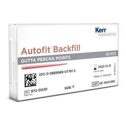 Gutta Percha Points Autofit Backfill 60/Pkg (SybronEndo)