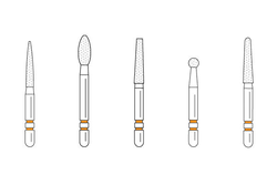 Two Striper TSZTech FG Diamonds Zirconia 5/pk (Premier)