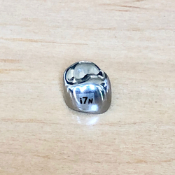 Crown Stainless Steel Narrow D-Lower Right 5/pk (Acero)