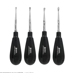 Atraumatic Extraction Luxation Elevator Black Titanium Kit