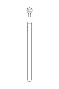 Two Striper Laboratory HP Diamond Burs HP 1/pk  EACH(Premier)