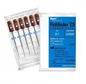 Pathfinder CS Carbon Steel 19mm 6/Pkg (SybronEndo)