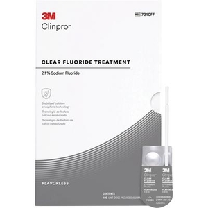 Clinpro Clear Fluoride Varnish Treatment  2.1% Sodium Fluoride, (3M)
