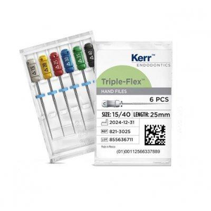 Triple-Flex Stainless Steel Endo Files 21mm 6/Pkg (SybronEndo)