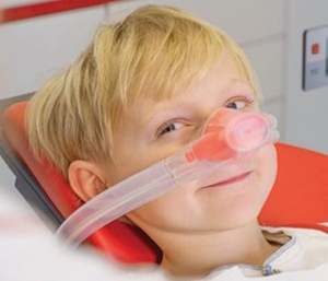 Double Hood Scavenging Circuit Nasal Hood