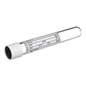 Blood Collection Tube Plain 9ml 50/Pkg (Exel)