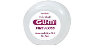 GUM FIne Floss Unwaxed patient samples 4 yards 144/box