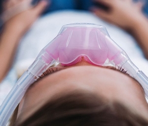 Double Hood Scavenging Circuit Nasal Hood