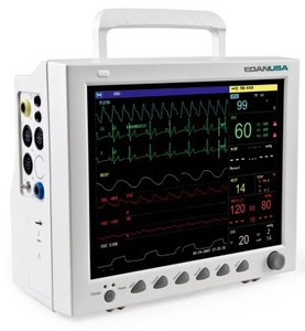 Patient Monitor iM8 Series Monitoring ECG, NIBP, Respiratory, SpO2, Temperature AC Power / Battery Operated (Edan)