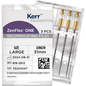 ZenFlexOne Reciprocating Niti Files 31mm (Kerr Rotary)
