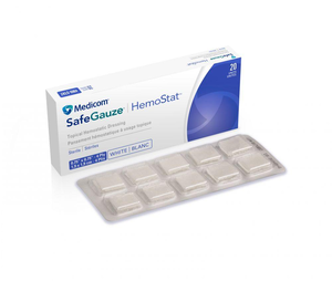 Safegauze Hemostat Cellulose Dressing 20/Pkg