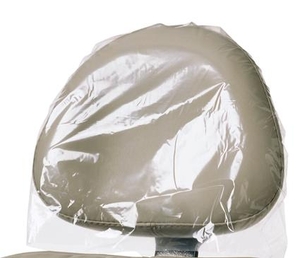 Headrest Covers Clear, 250/pkg (Pinnacle)