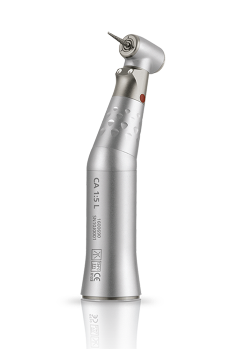 High Speed Contra Angles Autochuck Push Button 1:5, Multi-Strand Optical Glass Light (BIEN AIR)