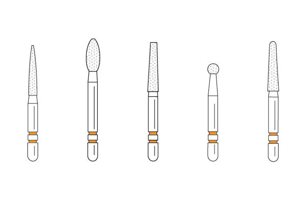 Two Striper TSZTech FG Diamonds Zirconia 5/pk (Premier)