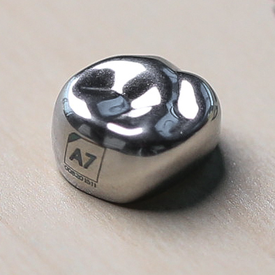 Crowns Stainless Steel 3S E-Lower Right 5pk (Acero)