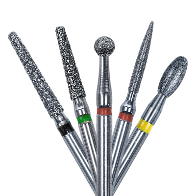 SimpliCut Single Use Diamond Burs Flame, 25/Pkg (Kerr Rotary)