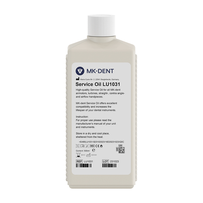 W&H Premium Lube & Cleaner Service Oil Spray, 500ml, LU1031 (MkDent)