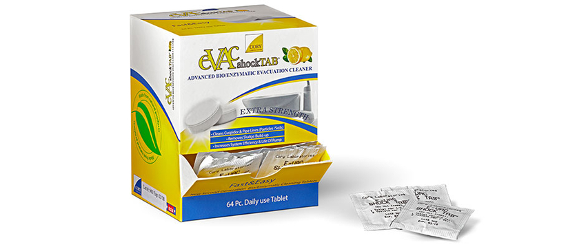 Evacuation Shock Tab Bio/Enzymatic Evacuation Cleaner Tabs 64/Box (Sky Choice)