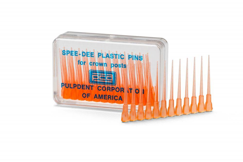 Spee-Dee Plastic Pins (Pulpdent)