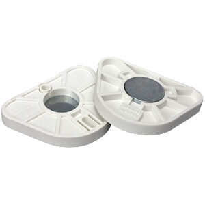 Quickmount Plates White W/Disks 20