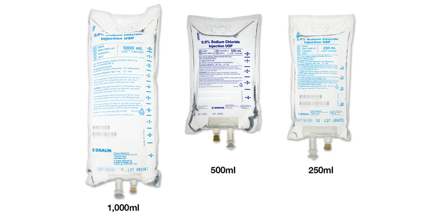 Sodium Chloride .9% Inj Pouch 1000ml Each Sodium Chloride .9% Inj Pouch 1000ml Each